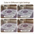 thumbnail image 7 of ODIKA 9'x12' Washable Area Rug Traditional Patterned Framework Showcasing Elegant Wisteria Themes for Great Room, Indoor Concept, Large Living Low Pile, Flatwoven, 7 of 7