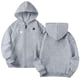 thumbnail image 5 of Sudadera con capucha térmica de invierno para niños y niñas, con control de temperatura y cremallera, 5 of 9