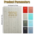 thumbnail image 3 of 2026 Planner Monthly Weekly, 5.7'' x 8'' Daily Planner with Pocket Calendar, Portable Calendar Planner 2026-2027 for Women Men, 2026 Calendar Planner Book for Home Office Classroom, A5 - Mint Green, 3 of 9