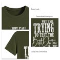 thumbnail image 4 of Camiseta de verano OD Green Tee, de manga corta, cuello redondo, transpirable, de corte holgado y fuente blanca, 4 of 5