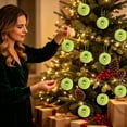 thumbnail image 7 of Bklubk Christmas Ornaments Faux Ball Hanging Decorations With Santa Snowman Mini Cute Baubles For Christmas Tree Wreath Home, 7 of 7