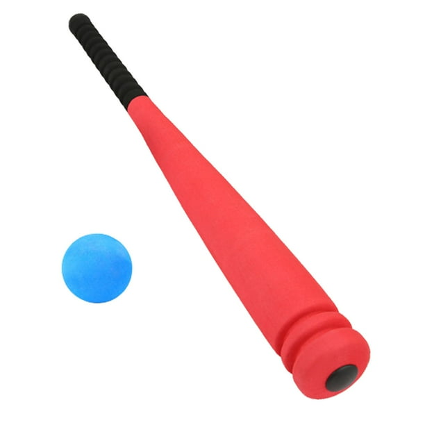 Bates de béisbol de esponja, juguete de béisbol para jóvenes, habilidades de bateo de pelota, juguete de béisbol para Rojo