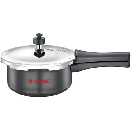 

Judge Vista Outer Lid by TTK Prestige Induction Pressure Cooker 2-Liter Hard Anodised with Stainless Steel Lid