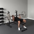 thumbnail image 2 of Soozier Banc de musculation réglable pliable avec support d'haltères et station de trempage, 2 of 10