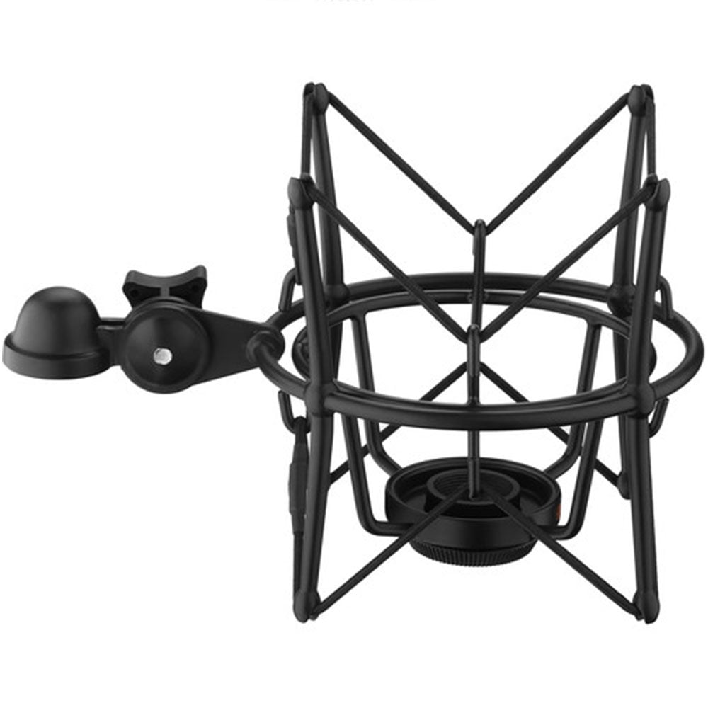 Audio-Technica AT2020 Cardioid Condenser Microphone with MBA38 Microphone Boom Arm and SHM-SCM1 Suspension Shockmount