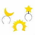 thumbnail image 3 of Sun/Moon/Star Hairbands Photo Booth Props Eye-catching Sun Headbands Party Headpiece Fun Headbands for Music Festivals, 3 of 10