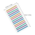 thumbnail image 2 of Masteelf 5pcs Transparent Sticky Notepads Fine Tabs Fluorescent Self-Adhesive Sticky Notepads Thin Text Marker Tabs For Annotating, 2 of 8