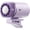 Purple, variant on Car Clip-On Air Conditioner Fan with LED Display, USB Rechargeable, 2000mAh Battery, 199 Speeds, 360° Rotation, Detachable Clamp, Personal Cooling