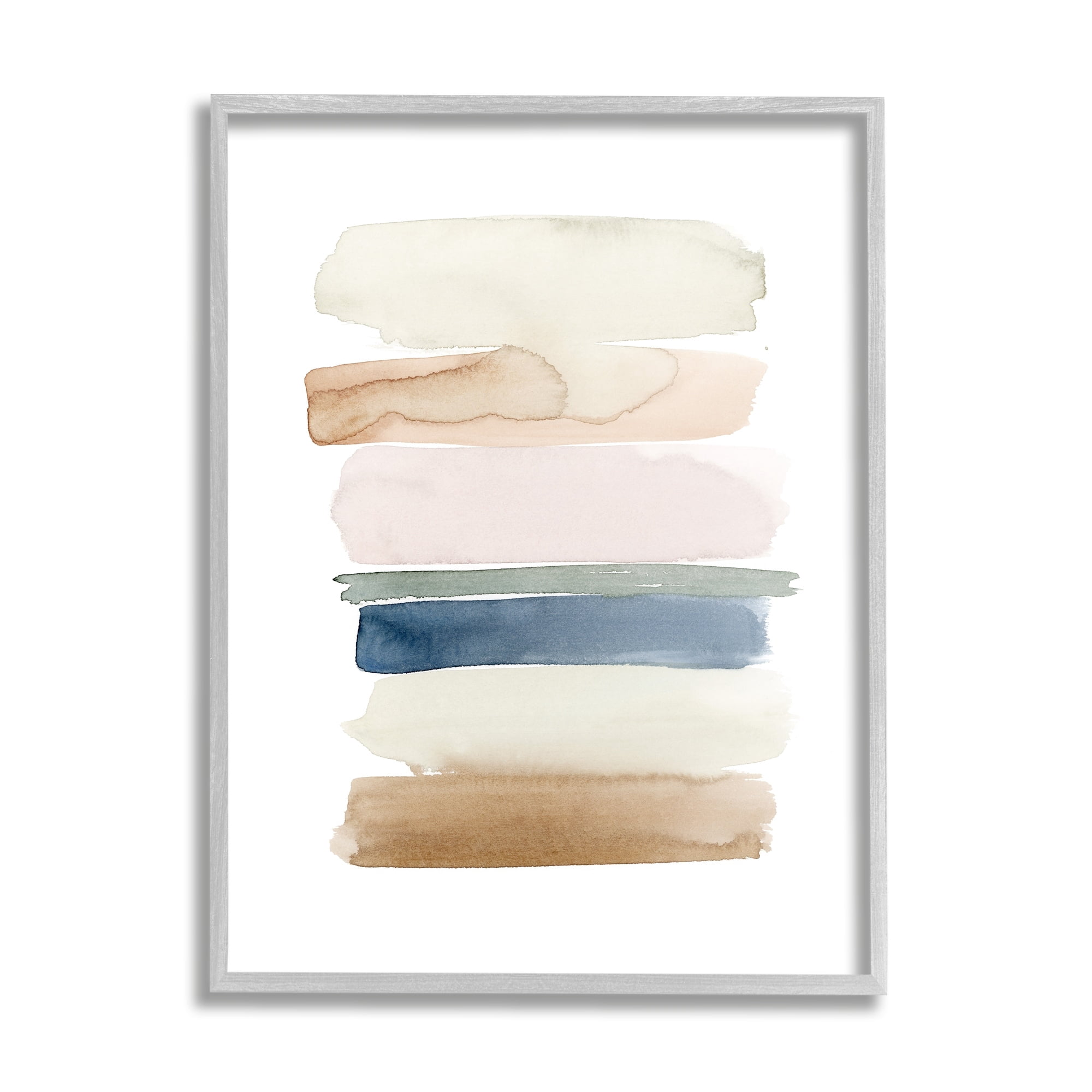 Stupell Industries Tranquil Earth Tones Modern Abstract Living Room Painting, 11 x 14, Design by Grace Popp