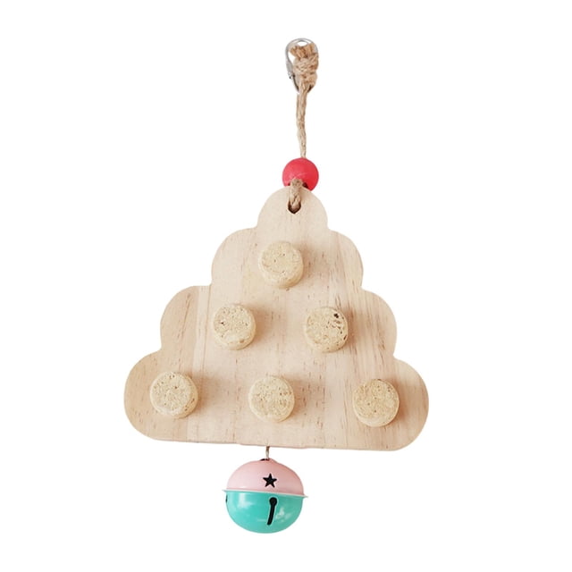 GROWTH TANK Bird Chew Toy Parrot Toy Portable , with Bell Rope Hanging for Cockatiel 13cm x 26cm