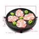 thumbnail image 4 of Sartén para parrilla de barbacoa de estilo coreano con superficie recubierta de Maifan, placa de barbacoa antiadherente sin humo para parrilla interior y exterior, 4 of 5