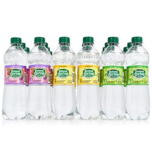 Sparkling Natural Spring Water Variety Pack (24 Half Liter Bottes)