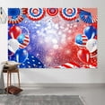 thumbnail image 4 of American Flag Backdrop Independence Day 4th of July Patriotic Party Photography Background Decorations US Flag Balloon Veterans Day Portrait Photo Studio Props Supplies,10X6ft, 4 of 5