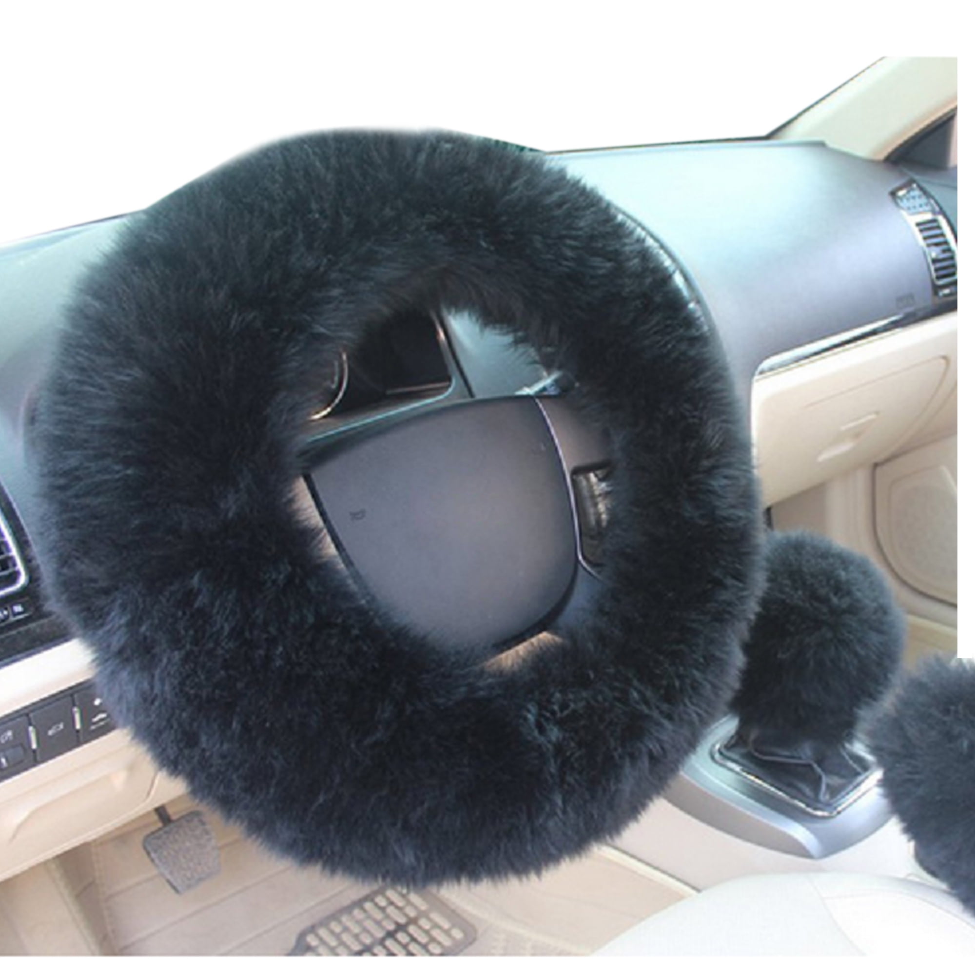 walmart fuzzy steering wheel cover