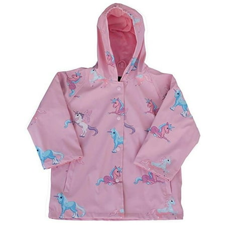 

Foxfire FOX-601-47-1T 1 Toddler Childrens Unicorn Raincoat Pink