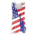 thumbnail image 4 of Wycnly 4th of July Tank Top for Women Casual Pleated Hem Patriotic Shirts Independence Day Tunic Vest Summer American Flag Print Square Neck Sleeveless Fashion Blouses Red s, 4 of 4