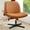 Brown, variant on Office Desk Chair, Modern Cute Rolling Vanity Swivel Task Chairs with Wheels, Comfortable Back Seat for Home, Bedrooms, Office, Study, Student, Adults, Make-up, Dressing Room,Beige