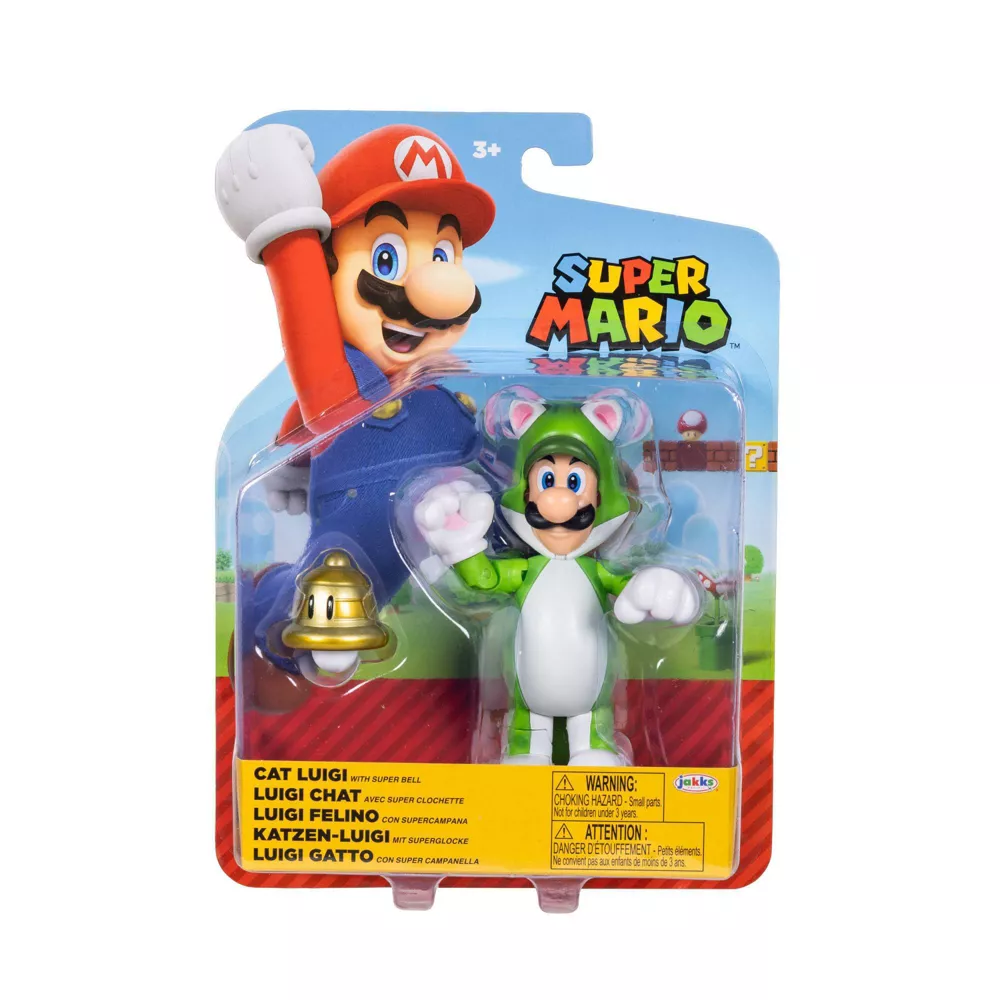 Nintendo Cat Luigi with Bell