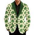 thumbnail image 2 of Ceisia Men's Corduroy Button-Up Party Coat with Pockets Stylish Casual Ceremonial Outerwear Gift, 2 of 8