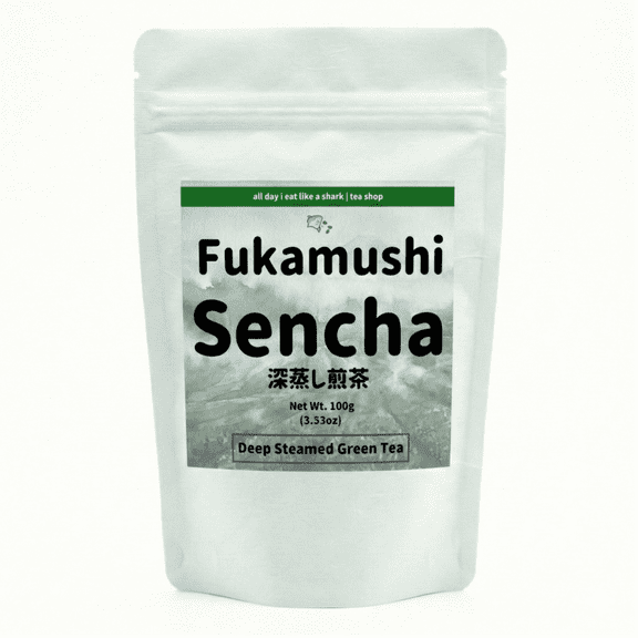 Fukamushi Sencha, Deep Steamed Japanese Green Tea Loose Leaf from Shizuoka Rich Umami Sweetness, Low Astringency, Vibrant Opaque Green Color
