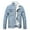 Blue, variant on LZLER Winter Jean Jacket for Men Sherpa Lined Denim Jacket