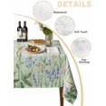 thumbnail image 2 of Flower Green Table Cloth, Blue Pink Daisy Wildflower Floral Botanical Waterproof Tablecloth for Square Tables, Reusable Washable Fabric Table Cover for Restaurant Kitchen Dining Tables 60"x60", 2 of 6