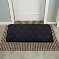 thumbnail image 5 of JeashCHAT Memory Foam Bath Mat Rug 24"x16", Ultra Soft Non Slip and Absorbent Bathroom Rug, Machine Washable, Comfortable Bath Rug Carpet for Bathroom Floor, Tub and Shower, Black, 5 of 8