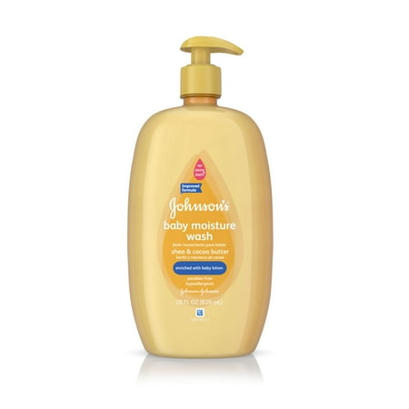 Johnson's Baby Shea & Cocoa Butter Moisture Wash For Dry Skin, 28 Oz.