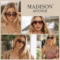 thumbnail image 3 of Gafas de sol Madison Avenue Classic Vintage UV400 para mujer, paquete de 2, 3 of 7