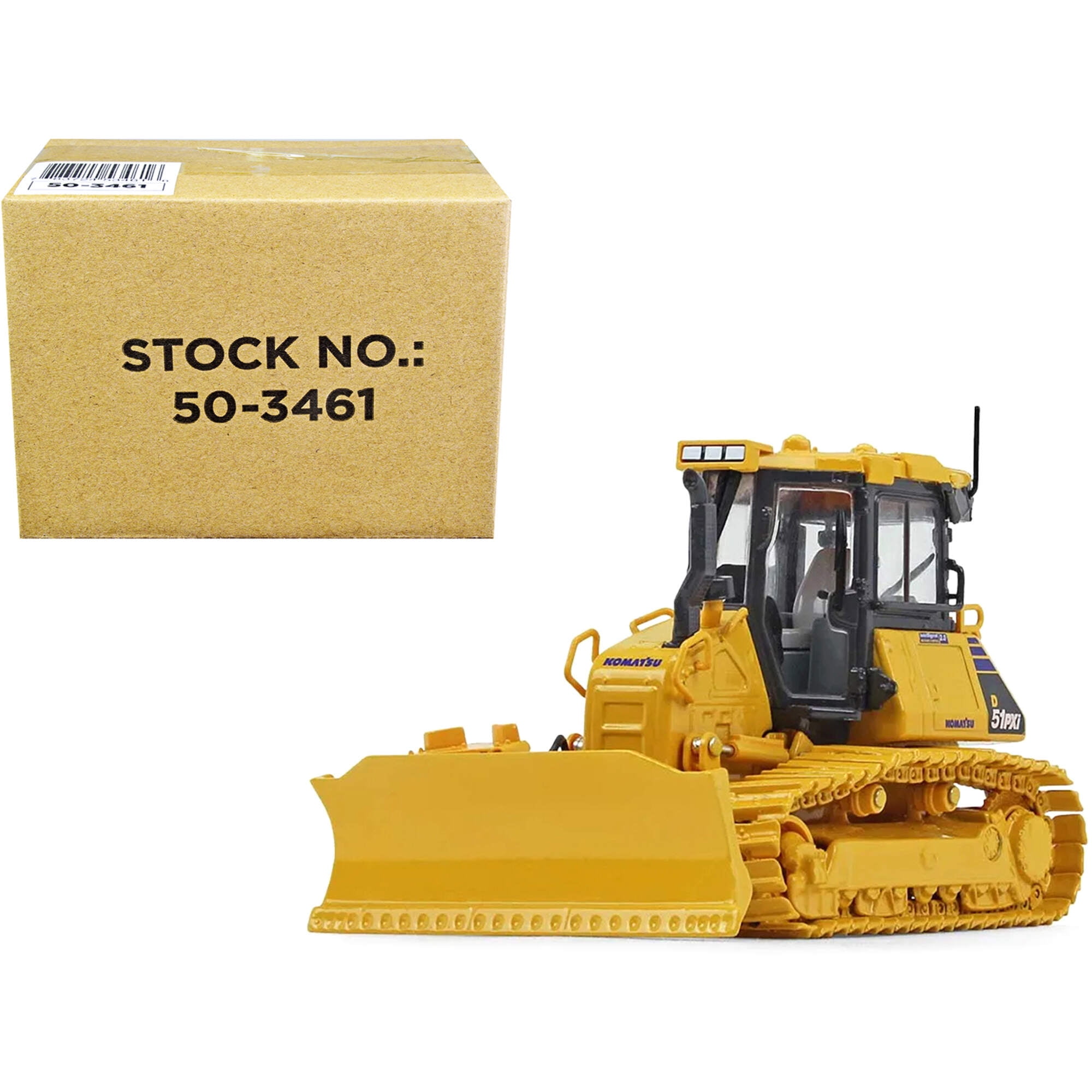 Komatsu D51PXi-24 Dozer with Hitch 1/50 Diecast Model by