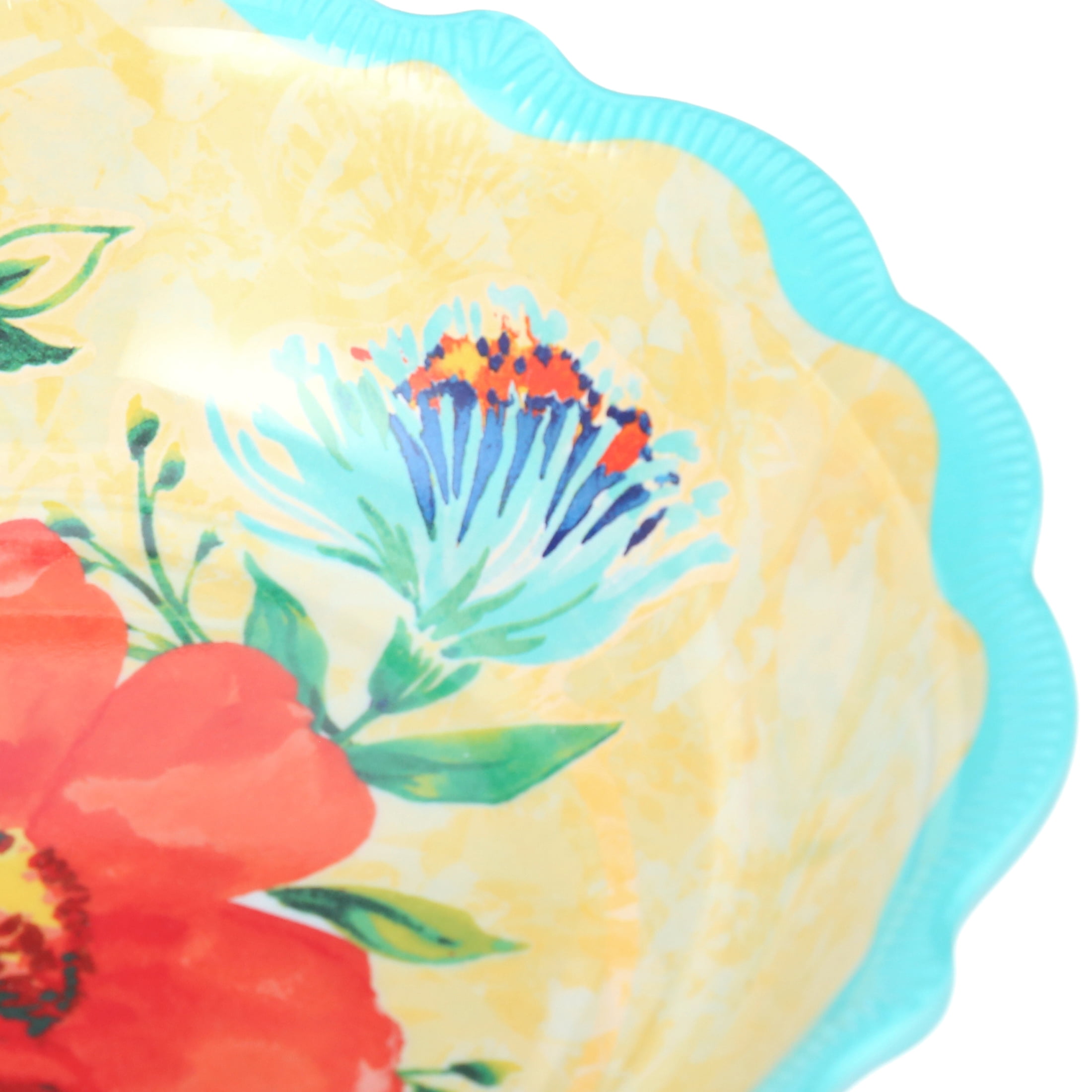 The Pioneer Woman Delaney Melamine Bowl, Teal