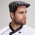 thumbnail image 4 of Sushi Cocina Japonesa Restaurante Camarero Chef para Hombres Mujeres Raya blanca kusrkot Sombreros del cocinero, 4 of 8