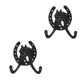thumbnail image 1 of Ganchos de Pared de Hierro Fundido Doble Occidental con Cabeza de Caballo 4.5 pulgadas ZHAOCHENG, 1 of 4