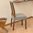 thumbnail image 3 of Chair Covers with Elastic Straps Jacquard Stretch Dining Chair Slipcovers Decorative Seat Protector, 3 of 10