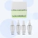 thumbnail image 2 of Conjunto de Contenedores de Viaje de 4 Piezas, Botellas de Viaje Reutilizables, Verde, 2 of 6