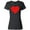 AB-Black, variant on Inktastic Red Heart Women's T-Shirt