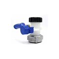 thumbnail image 1 of Vanne papillon avec crou flottant en aluminium S60x6 pour cuve 1000 litres IBC75mm, 1 of 5