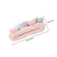thumbnail image 2 of unbranded 2Ud Elastic Stretch Heart Headband Plush Makeup Hairband Cute Gift for Women, 2 of 8