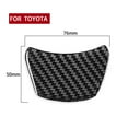 thumbnail image 4 of Cover Trim For Toyota Gr Supra A90 2019-2022 Carbon Fiber Steering Wheel Bottom Cover Trim Automobile Interior Accessories, 4 of 9