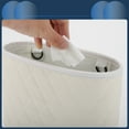 thumbnail image 5 of Unique Bargains Car Trash Can Hanging Car Front Rear Seats Faux Leather Trash Bin White 1 Pcs, 5 of 6