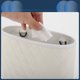 thumbnail image 5 of Bote de basura para automóvil Unique Bargains, colgante, para asientos delanteros y traseros, de cuero sintético, 1 pieza, blanco, 5 of 6
