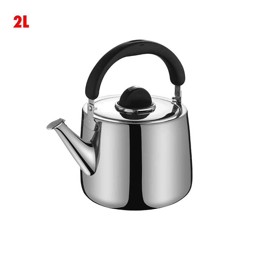 2L Stainless Steel Kettle Electric Tea Kettle Whistling Teapot for Induction Cookers