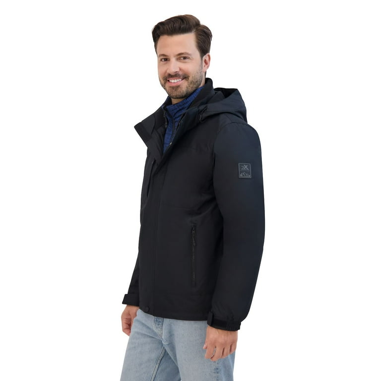 Men's ZeroXposur Grid Dobby 2-In-1 Hooded Shell with Inner Men's ZeroXposur Grid Dobby 2-In-1 Hooded Shell with Inner