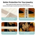 thumbnail image 3 of Thanksgiving Leaves Travel Portable Square Jewelry Organizer with Ring, Earring, Necklace, and Bracelet Storage - Suitable for Girls and Women, 3 of 6