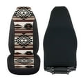 thumbnail image 4 of Uorisanigo Car Seat Cover, Soft Brown Southwest Aztec Car Seat Covers, Universal Fit for Most Vehicles, Auto Accessories, Summer Cool & Winter Warm, Easy Installation, 2 Pieces, 4 of 7