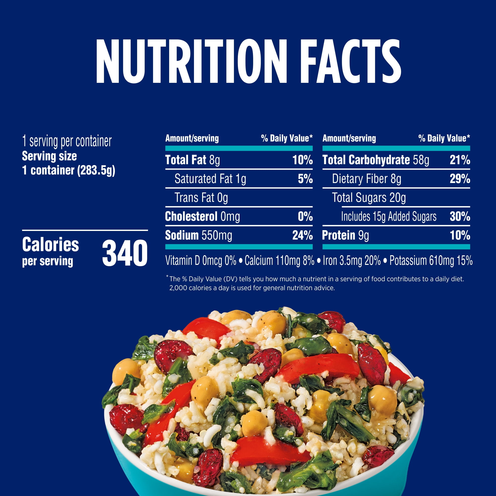 Birds Eye Protein Quinoa & Spinach, 9g of Protein, Frozen Side, 10 oz.