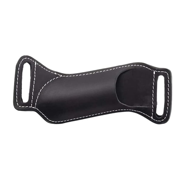 Funda para cuchillo plegable, soporte para cuchillo, cubierta para cuchillo, portador de cuchillos de cuero PU para fiesta negro CUTICAT Funda