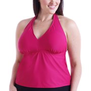 Faded Glory - Women's Plus-Size Halter Tankini Top