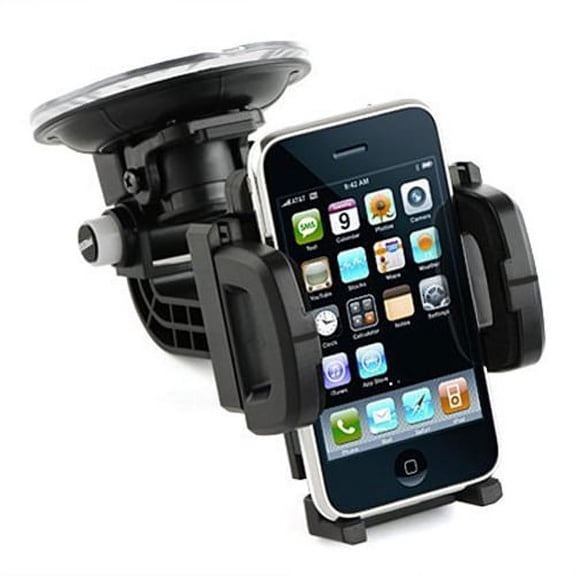Holder Windshield Car Mount Glass Cradle Swivel E1N for LG Stylo 4 Plus 3 Plus 2 Plus, Prime 2, Aristo 4 Plus - Motorola One, Moto Z4 Z3 Play Z2 Play Z Play Droid Force Droid X4, Revvlry Plus