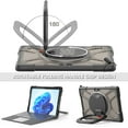 thumbnail image 4 of Case for Microsoft Surface Go 3 2021/Surface Go 2 2020/Surface Go 2018, TPU + PC Heavy Duty Shockproof Case with 360 Rotating Hand Grip/Folding Stand, 4 of 8